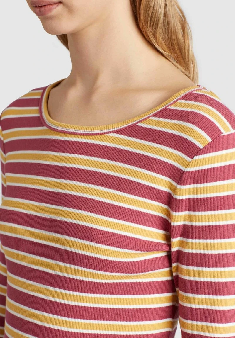 SICHUAN - Camiseta de manga larga - rosa-ocker gestreift Khujo SICHUAN - Camiseta De Manga Larga - Rosa-ocker Gestreift, Mujer -Ofertas KHUJO Tienda ca8facf2924e4998a965f042e9ff66da