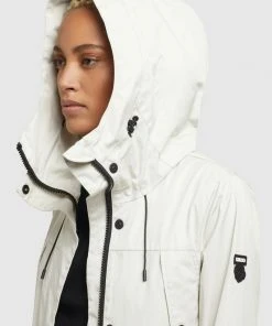 Khujo AIRA2 - Parka - Hellgrau, Mujer -Ofertas KHUJO Tienda cc66fae56d6443e8b13151252be5c2f0