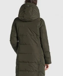 Khujo ELESSA2 - Abrigo De Invierno - Dunkeloliv, Mujer 2 Khujo ELESSA2 - Abrigo De Invierno - Dunkeloliv, Mujer -Ofertas KHUJO Tienda ccf2177f6a144650886c85f43aa50875