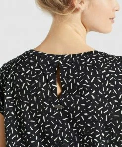 Khujo TALAJA - Camiseta Estampada - Schwarz-weiß Gemustert, Mujer -Ofertas KHUJO Tienda ce5c2713e3a14ee7a5d5a1210abdf193