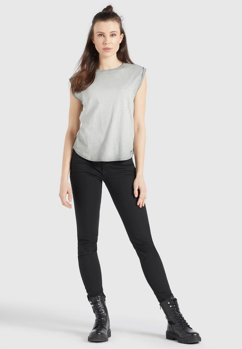 Khujo VIRGO - Top - Grau, Mujer 2 Khujo VIRGO - Top - Grau, Mujer - Imagen 2