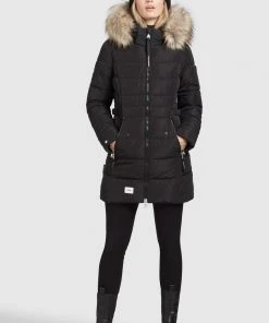 Khujo AMARAY2 - Abrigo De Invierno - Schwarz, Mujer -Ofertas KHUJO Tienda d14f7b134cdb42ceb3a0d5246995fd1c