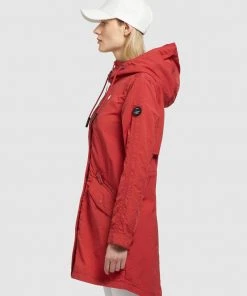 Khujo GAMES - Parka - Rot, Mujer -Ofertas KHUJO Tienda d26816239b3b4db19ea3d5055ba20571