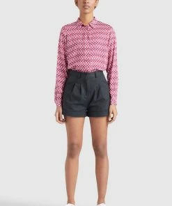 Khujo LARISA - Camisa - Cherry, Mujer