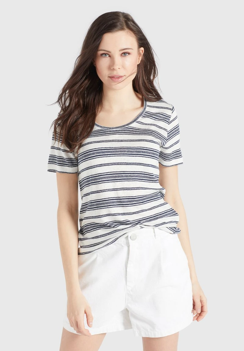 PERGOLA - Camiseta básica - naturweiß-dunkelblau gestreift Khujo PERGOLA - Camiseta Básica - Naturweiß-dunkelblau Gestreift, Mujer -Ofertas KHUJO Tienda d4087d4b304447549e19b2987b74eadb