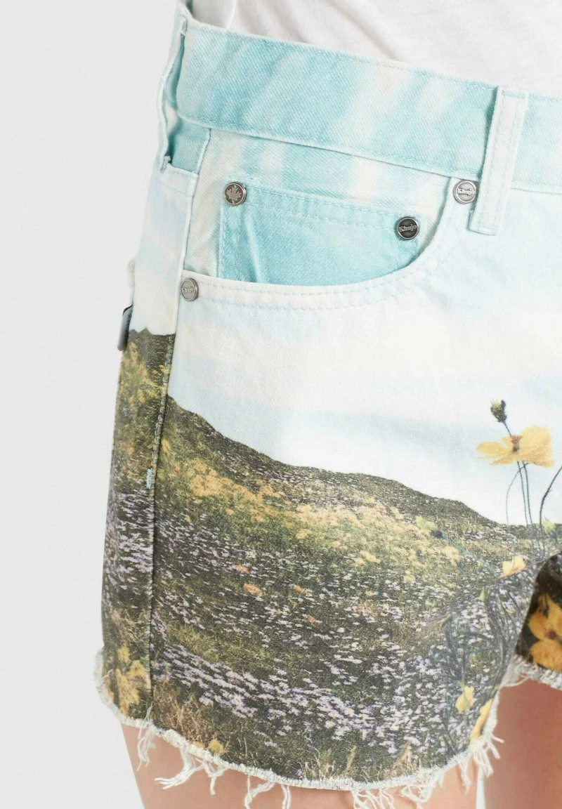 Khujo ANOUK - Shorts Vaqueros - Blau Weiß Gemustert, Mujer 9 Khujo ANOUK - Shorts Vaqueros - Blau Weiß Gemustert, Mujer - Imagen 9