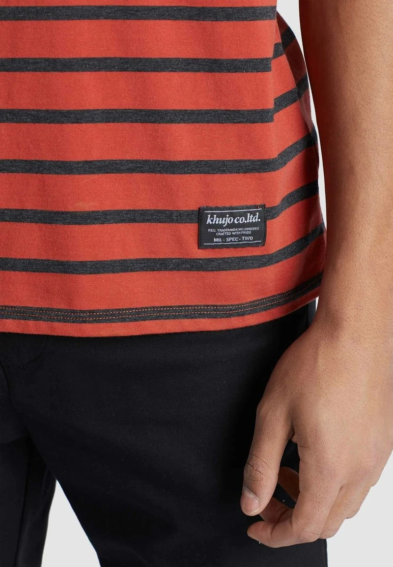 SAER - Camiseta estampada - orange Khujo SAER - Camiseta Estampada - Orange, Hombre -Ofertas KHUJO Tienda d4777ab2282149ad86eedaf0267bfa9c