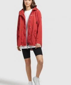 Khujo CAIMA - Parka - Rot, Mujer -Ofertas KHUJO Tienda d4f831e4c1924fb38cfbd1cc4a14e163