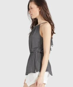 Khujo VALDA - Top - Schwarz-weiß Gestreift, Mujer 3 Khujo VALDA - Top - Schwarz-weiß Gestreift, Mujer -Ofertas KHUJO Tienda d5762cbee6454e59aea0a6a9552aac38