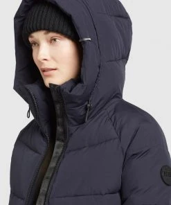 Khujo ISIDORA - Abrigo De Invierno - Dunkelblau, Mujer -Ofertas KHUJO Tienda d7cb8c5808684fde9ae07ce95f726f28