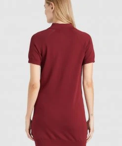 Khujo PANNA - Vestido De Punto - Dunkelrot, Mujer -Ofertas KHUJO Tienda d88c22d539fe423885dd9028f34bc6c7