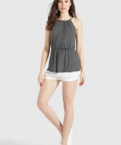 Khujo VALDA - Top - Schwarz-weiß Gestreift, Mujer 7 Khujo VALDA - Top - Schwarz-weiß Gestreift, Mujer -Ofertas KHUJO Tienda d8cee92ed5bd4ad59b5e7a878a324b29