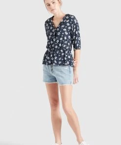 Khujo RINALDA - Blusa - Blau Weiß Geblümt, Mujer 3 Khujo RINALDA - Blusa - Blau Weiß Geblümt, Mujer -Ofertas KHUJO Tienda d9aa5e4bb64e439aaed812c1216aa9a2