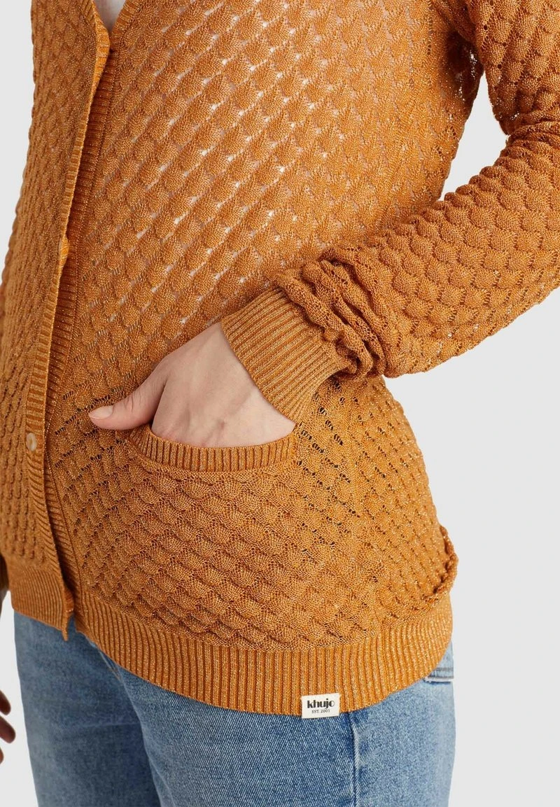 ASYA - Chaqueta de punto - ochra gold Khujo ASYA - Chaqueta De Punto - Ochra Gold, Mujer -Ofertas KHUJO Tienda d9f1ebc2515e47d2bfb6a16f5347c1e7