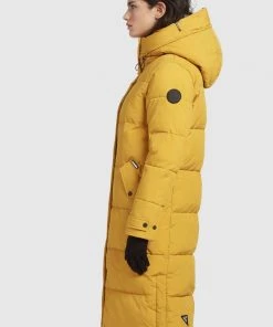 Khujo DAKOTA - Abrigo De Invierno - Gelb, Mujer -Ofertas KHUJO Tienda da3023ce79394e7eac54630fab56fac4
