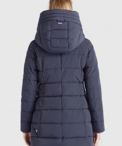 Khujo SILLA - Abrigo De Invierno - Dunkelblau, Mujer -Ofertas KHUJO Tienda da890c72d4aa49bc9b70f4a09da3ebd6