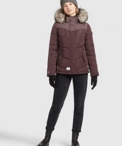Khujo WINSEN - Chaqueta De Invierno - Weinrot, Mujer