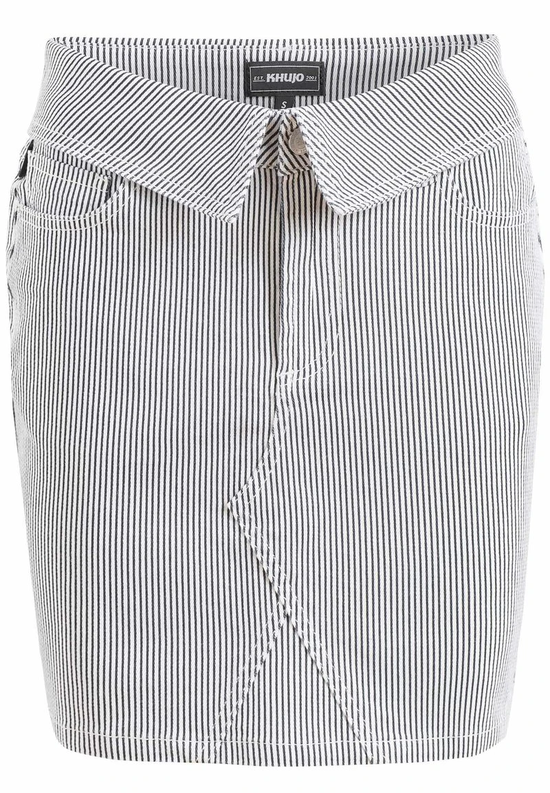 RASHY - Falda vaquera - blau-weiß Khujo RASHY - Falda Vaquera - Blau-weiß, Mujer -Ofertas KHUJO Tienda dc46a67204654e8c83d7a619fd581cc0