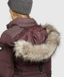 Khujo AMARAY2 - Abrigo De Invierno - Weinrot, Mujer -Ofertas KHUJO Tienda de3ee4b13f114a8a89afd1007f5bfa5c