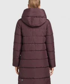 Khujo JILIAS - Abrigo De Invierno - Weinrot, Mujer -Ofertas KHUJO Tienda e0a2f66376c4438b8e3641eb081aa8a9