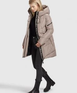 Khujo JORDIS - Abrigo De Invierno - Toffee, Mujer -Ofertas KHUJO Tienda e15435da3b6a47dc97ffdd6ad9e0bd4f