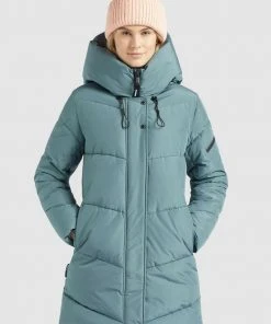 Khujo JORDIS - Abrigo De Invierno - Blaugrau, Mujer