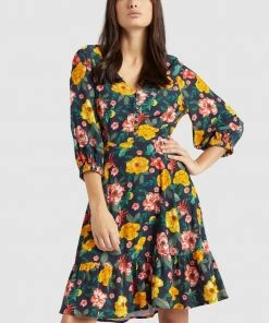 Khujo SAVORY - Vestido Informal - Multi-coloured, Mujer