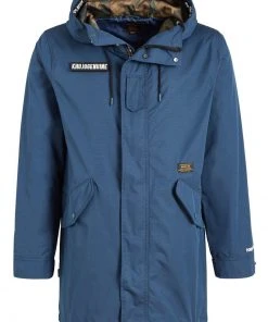 Khujo SPECTER - Parka - Blue Denim, Hombre -Ofertas KHUJO Tienda e39d65a5f050453294529bcb4fd293f8
