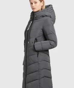 Khujo AYLEENA2 - Abrigo De Invierno - Grau, Mujer -Ofertas KHUJO Tienda e427c6ffa31841ffb25a114fc53b2ce5