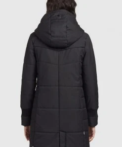 Khujo ELVA STRUCTURED - Abrigo De Invierno - Schwarz, Mujer -Ofertas KHUJO Tienda e4a77cdf42b848118e255aca7c22cc75