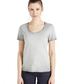 Khujo PERGOLA - Camiseta Básica - Grau, Mujer