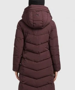 Khujo AYLEENA - Abrigo De Invierno - Weinrot, Mujer -Ofertas KHUJO Tienda e646e953e2cb43c9a8bddf76471c20ec
