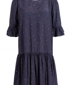 Khujo FREMA - Vestido Informal - Dark Blue, Mujer -Ofertas KHUJO Tienda e6cb7ecbff5a4c388286e02459882f1e