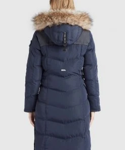 Khujo LUBECK LONG4 - Abrigo De Invierno - Blau, Mujer -Ofertas KHUJO Tienda e7301ec75b9046b4bf784c0dfbd4e32e