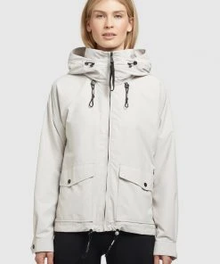 Khujo BLAIR - Chaqueta De Entretiempo - Hellgrau, Mujer