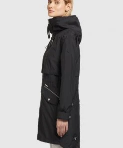 Khujo ARIANA - Parka - Schwarz, Mujer -Ofertas KHUJO Tienda e7f4b31e725c44998744286512bdfd21