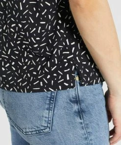 Khujo TALAJA - Camiseta Estampada - Schwarz-weiß Gemustert, Mujer -Ofertas KHUJO Tienda e80b684c77ea43ab84d91c0844c23385