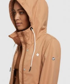 Khujo LAUREN - Gabardina - Toffee, Mujer -Ofertas KHUJO Tienda e89e19851d7143b8bbf1db1f656f6a10