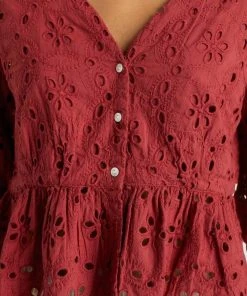 Khujo GALILEA - Blusa - Rotbraun, Mujer -Ofertas KHUJO Tienda e926a3c78a344c49a0744268d25737a1