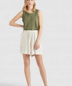 Khujo KEILANI - Top - Oliv, Mujer