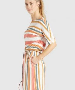 Khujo GABY - Vestido Ligero - Mehrfarbig Gestreift, Mujer -Ofertas KHUJO Tienda e9b5bb4094bb4335b578bb0b19c12918