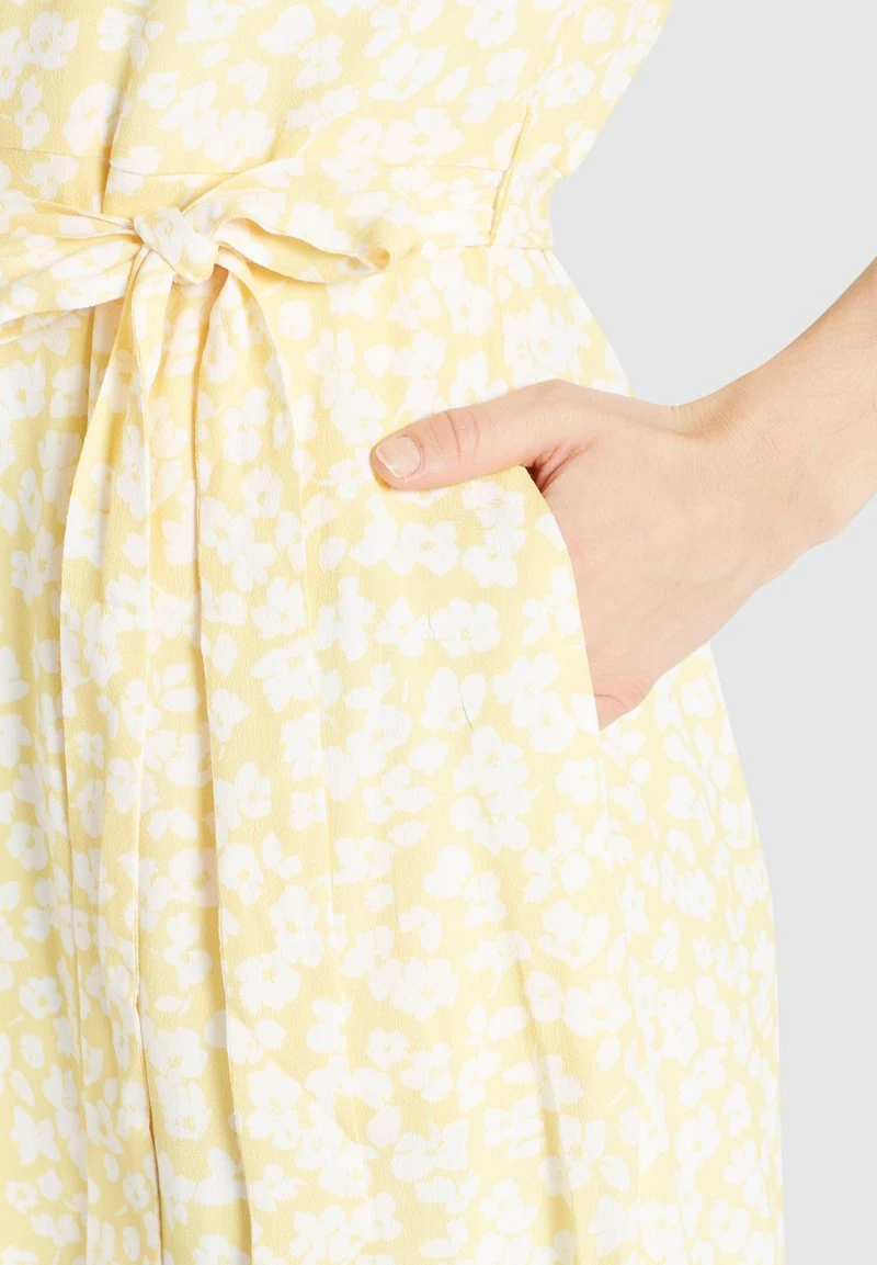 Khujo GOYA - Vestido Camisero - Gelb-weiß Geblümt, Mujer 8 Khujo GOYA - Vestido Camisero - Gelb-weiß Geblümt, Mujer - Imagen 8