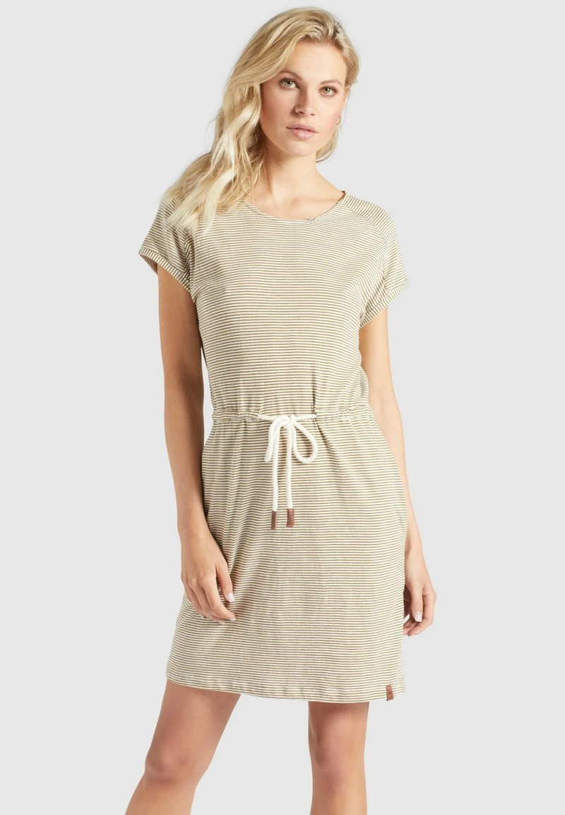 ANNEMARIE - Vestido ligero - weiß-ocker gestreift Khujo ANNEMARIE - Vestido Ligero - Weiß-ocker Gestreift, Mujer -Ofertas KHUJO Tienda eb73794b4f1c44a2a3c39e91ab9ee444