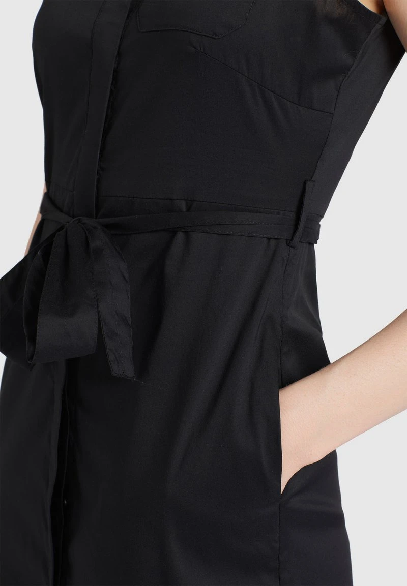 Khujo THERES - Vestido Camisero - Schwarz, Mujer 6 Khujo THERES - Vestido Camisero - Schwarz, Mujer - Imagen 6