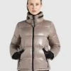 Khujo BLONDIE - Chaqueta De Invierno - Taupe Glänzend, Mujer
