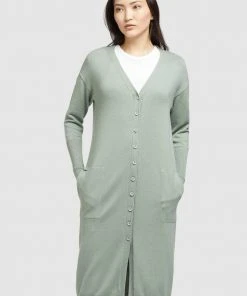 Khujo ELINA - Chaqueta De Punto - Mintgrün, Mujer