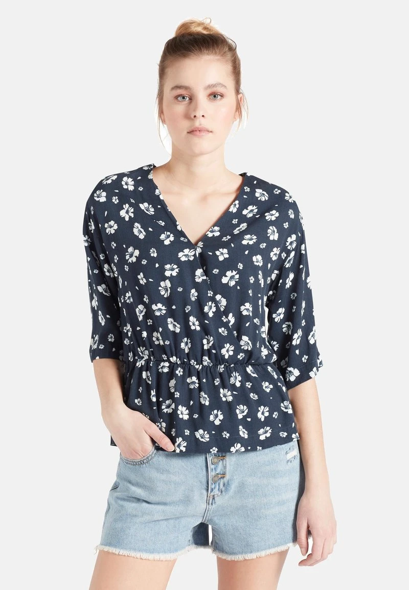 RINALDA - Blusa - blau weiß geblümt Khujo RINALDA - Blusa - Blau Weiß Geblümt, Mujer -Ofertas KHUJO Tienda ef30e0df177646f1b149f331aef184b7