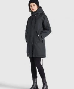Khujo MANTEL XENIA - Abrigo De Invierno - Dunkelgrau, Mujer 5 Khujo MANTEL XENIA - Abrigo De Invierno - Dunkelgrau, Mujer -Ofertas KHUJO Tienda efa222a25eec4771aec59d24691c519d