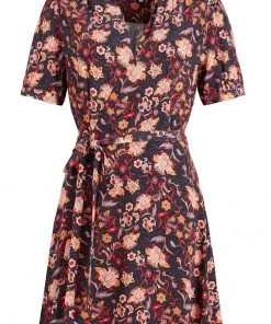 Khujo FROMMET - Vestido Informal - Orange-rot Gemustert, Mujer 7 Khujo FROMMET - Vestido Informal - Orange-rot Gemustert, Mujer -Ofertas KHUJO Tienda f02516de282746528486842637ed7f56