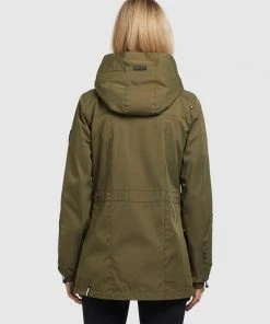 Khujo ELST - Parka - Dunkeloliv, Mujer -Ofertas KHUJO Tienda f0a761194bb943bca59b285da1b8e4f2